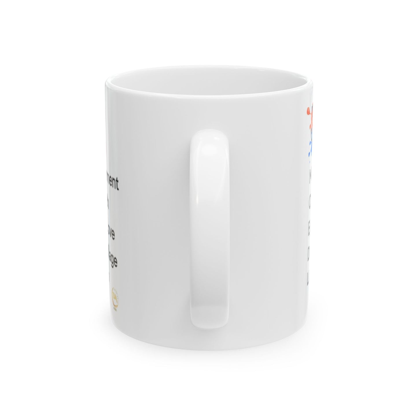 Ceramic Mug, (11oz, 15oz), 3D & 5D Comparison Earth Ascension Mug,  God Sovereign Free Divine Principles, Gift for Him or Her, Unique Boutique Holiday Christmas Birthday Gift, 5D Earth Ascension Art by Divine Arts