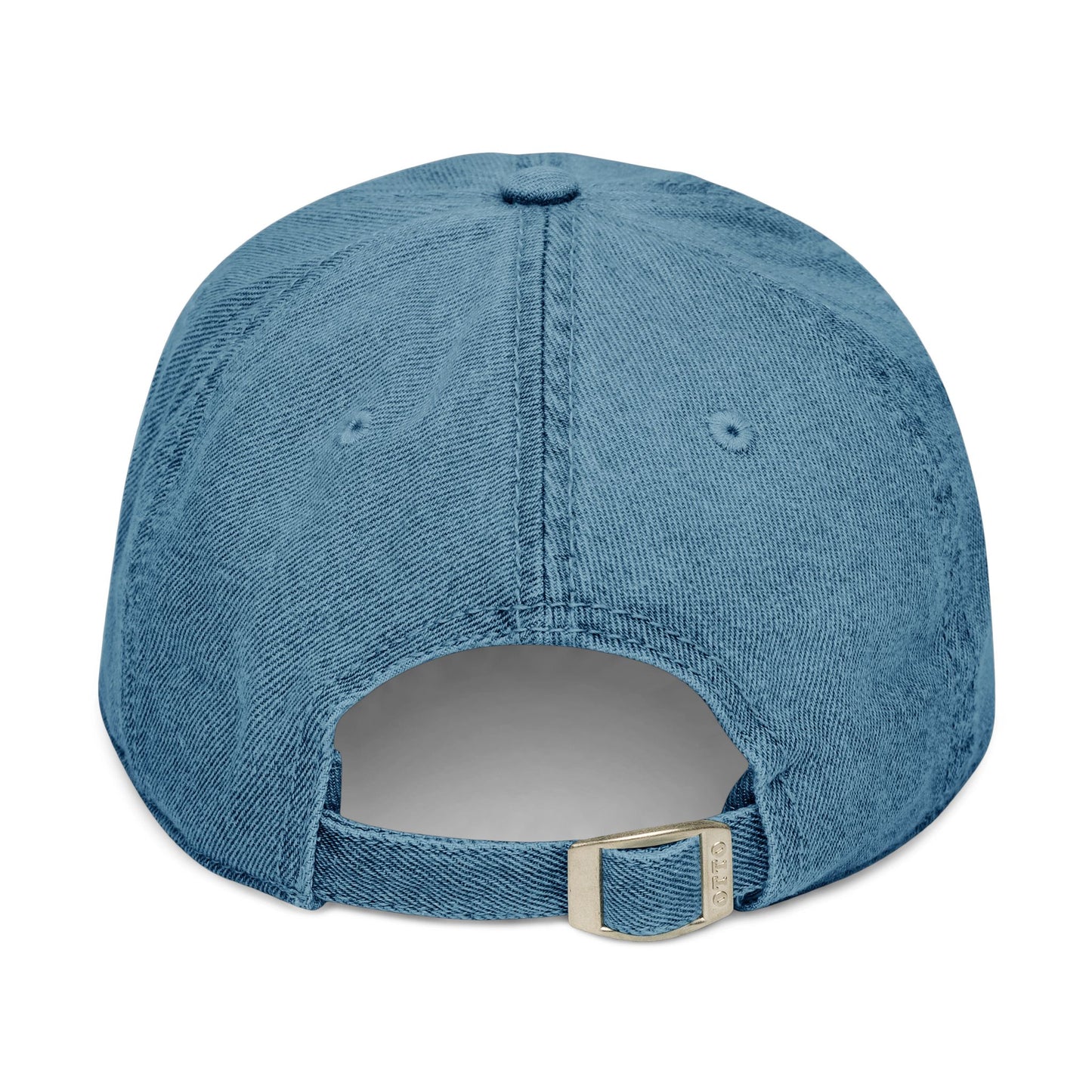 Denim Cap (Embroidery), 100% Cotton, Three Unique Embroidery Merkabas, Neon Galaxy Starry Light, Lotus Jewel Design by Divine Arts