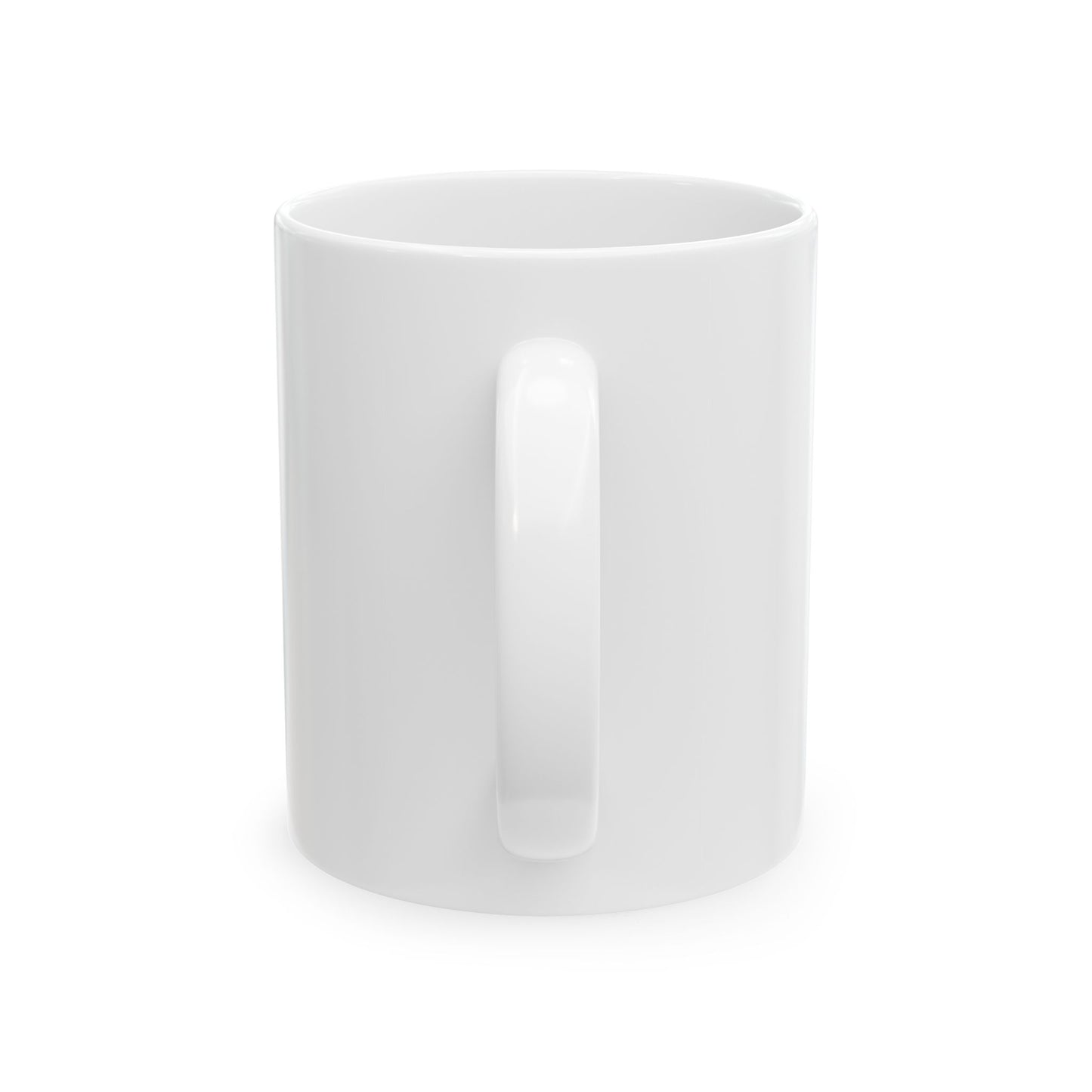 Funny Cat Dinosaur Mug (11oz, 15oz) — "My Day Before Coffee" Ceramic Coffee Cup by Divine Arts